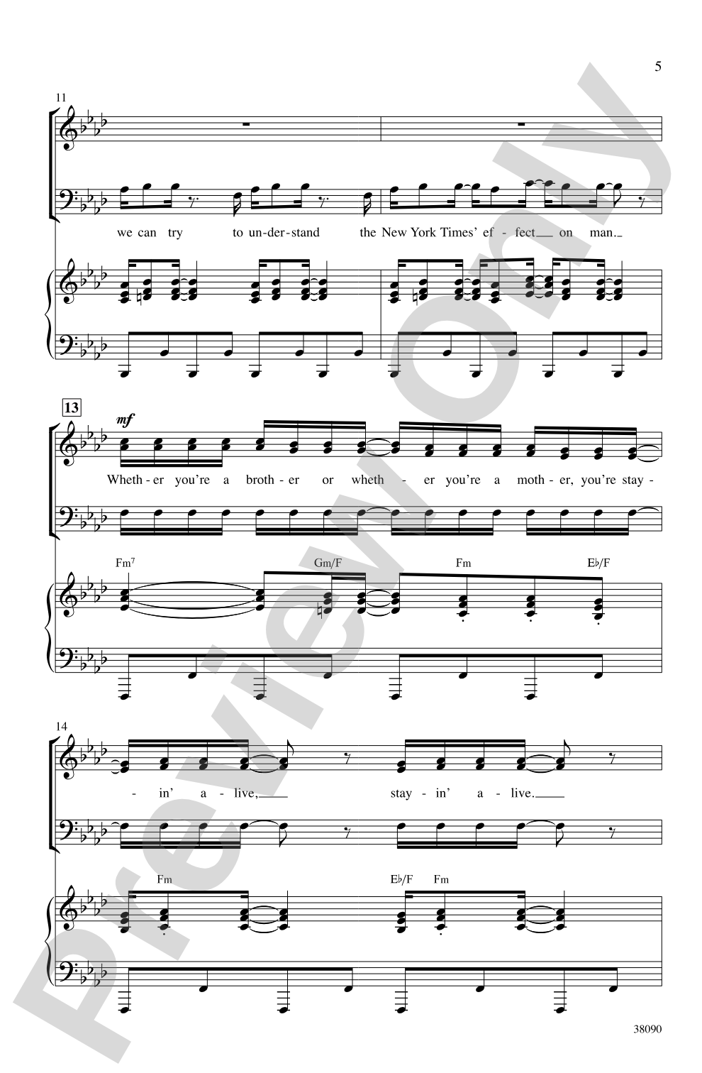 Disco Fever: SAB Choral Octavo