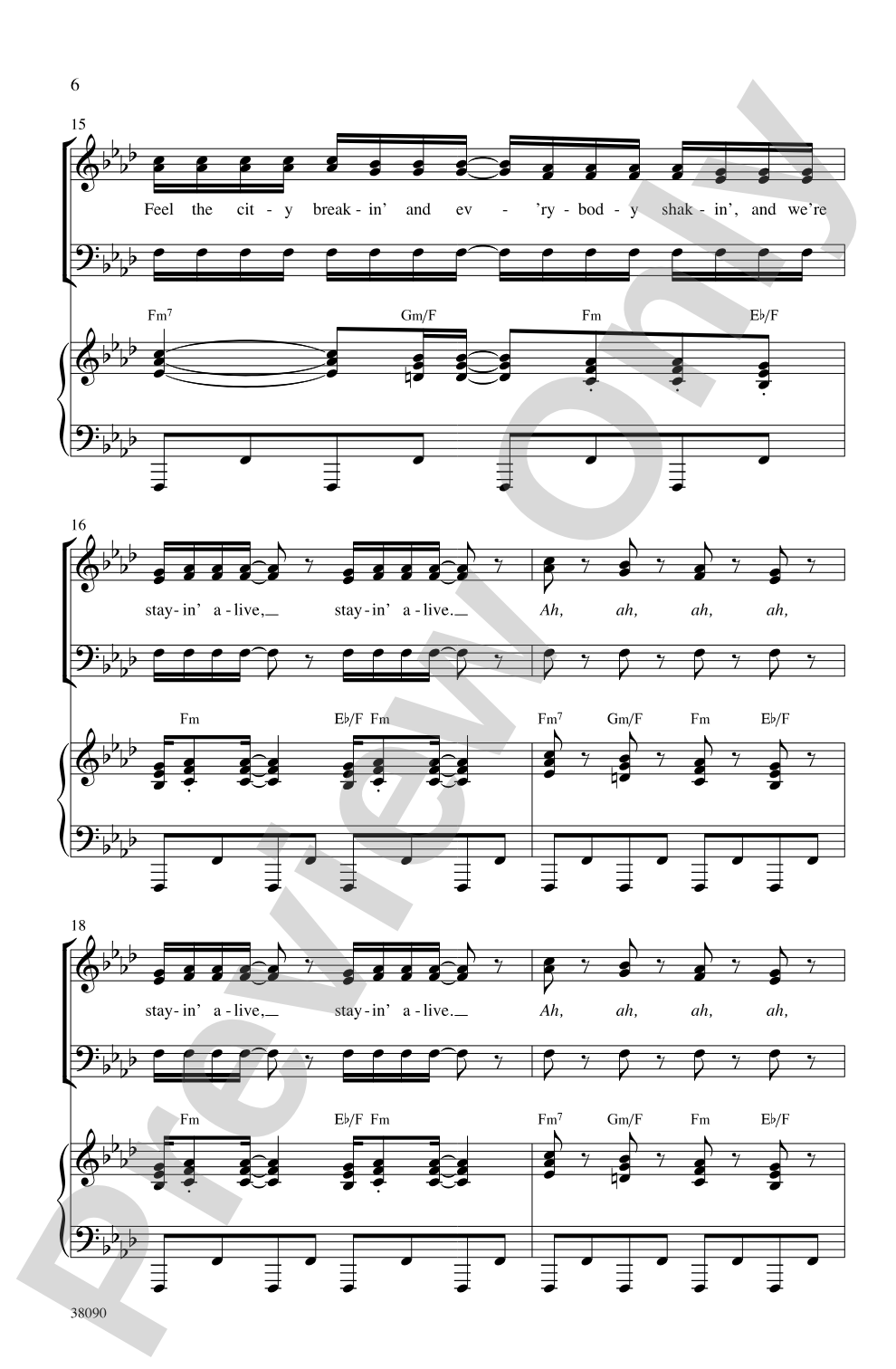Disco Fever: SAB Choral Octavo