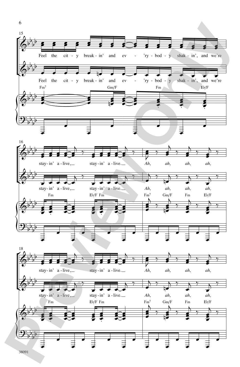 Disco Fever: SSA Choral Octavo
