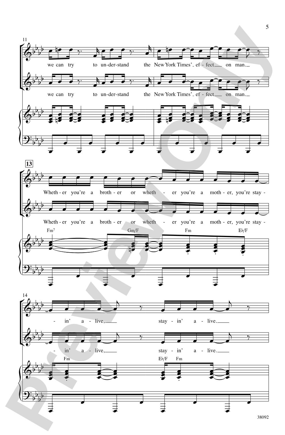 Disco Fever: 2-Part Choral Octavo