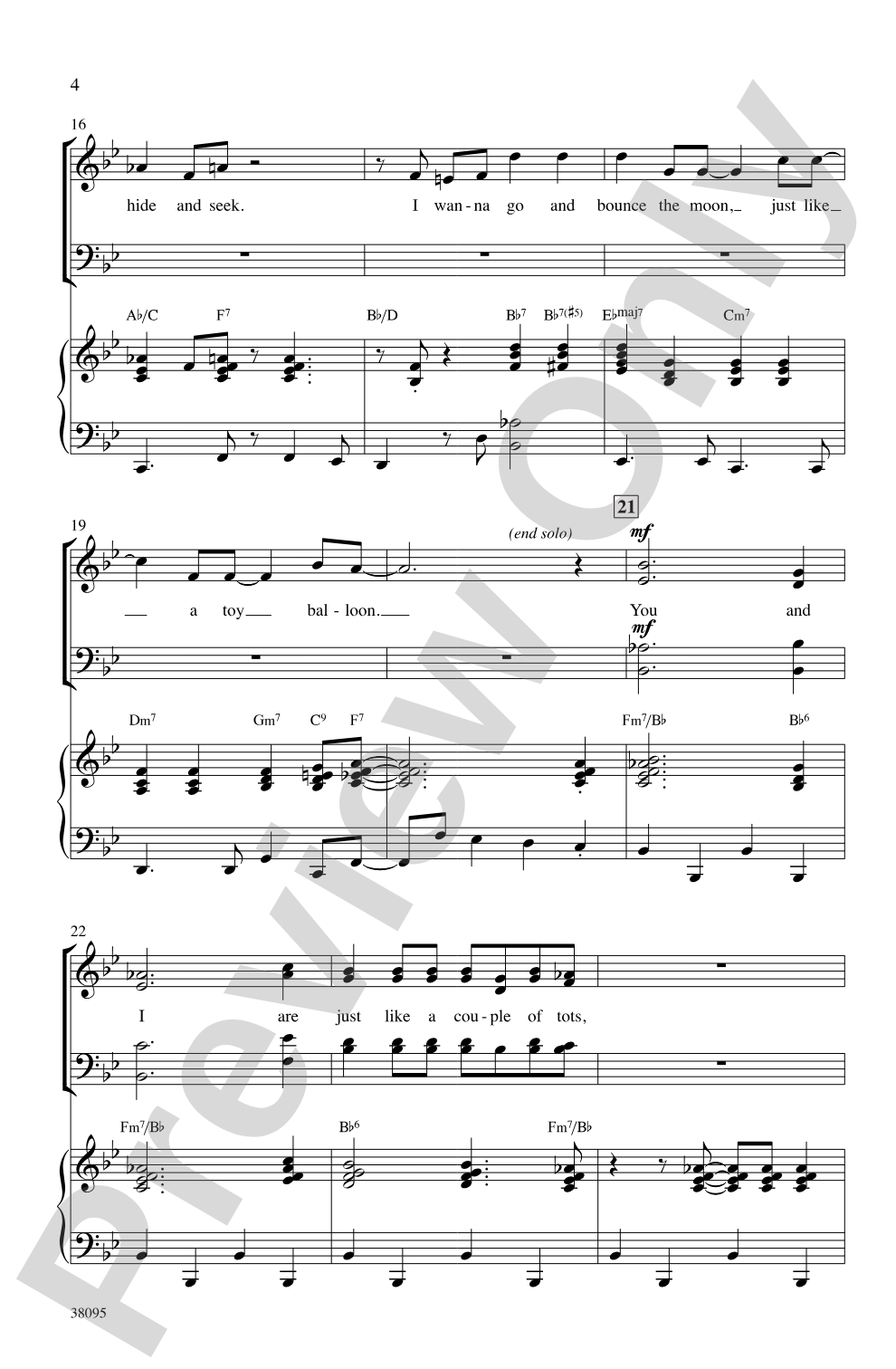 You Make Me Feel So Young: SATB Choral Octavo