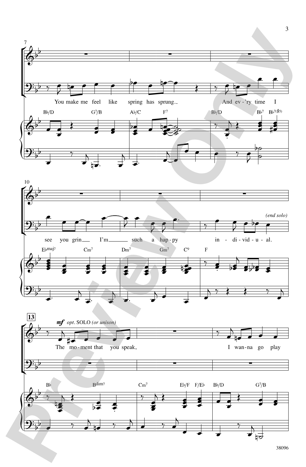 You Make Me Feel So Young: SAB Choral Octavo