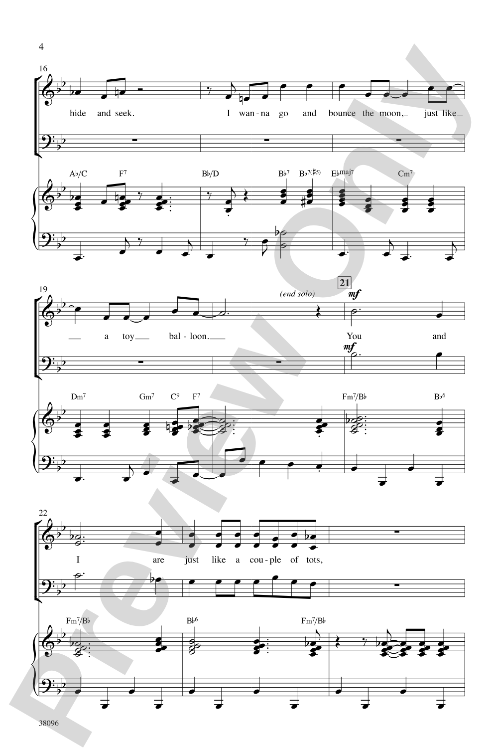 You Make Me Feel So Young: SAB Choral Octavo