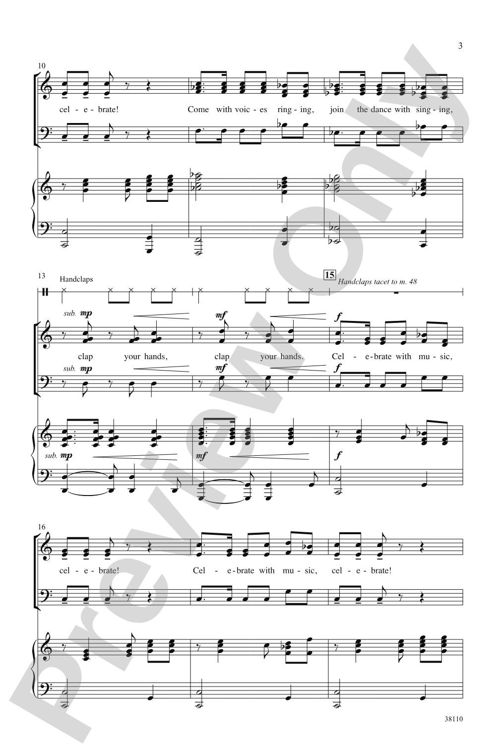 Celebrate with Music!: SAB Choral Octavo