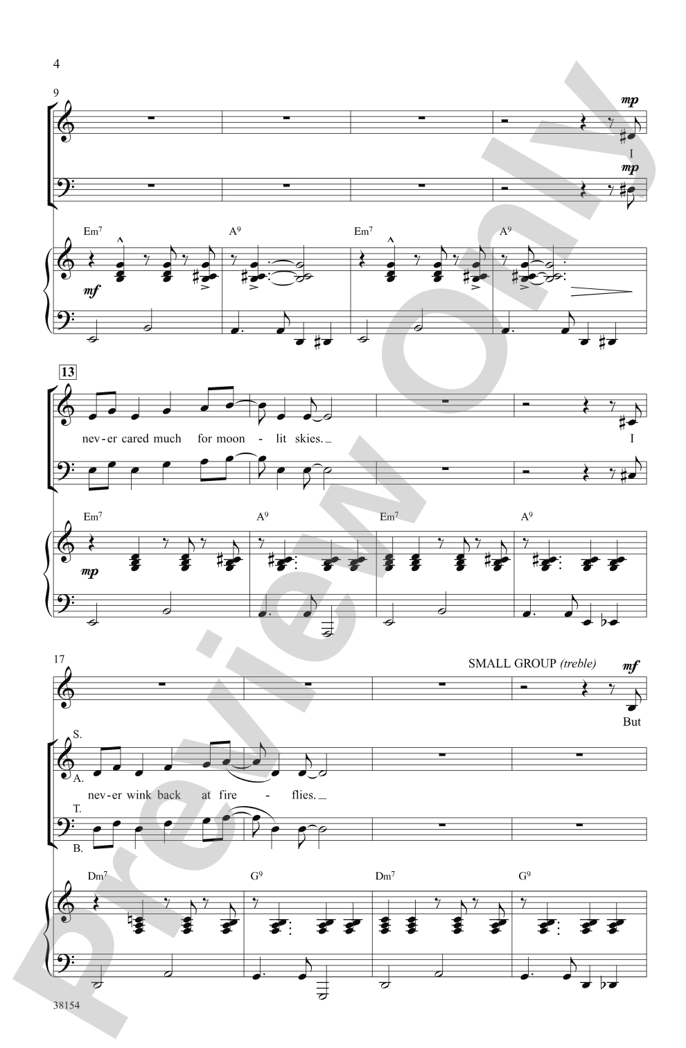 I'm Beginning to See the Light: SATB Choral Octavo