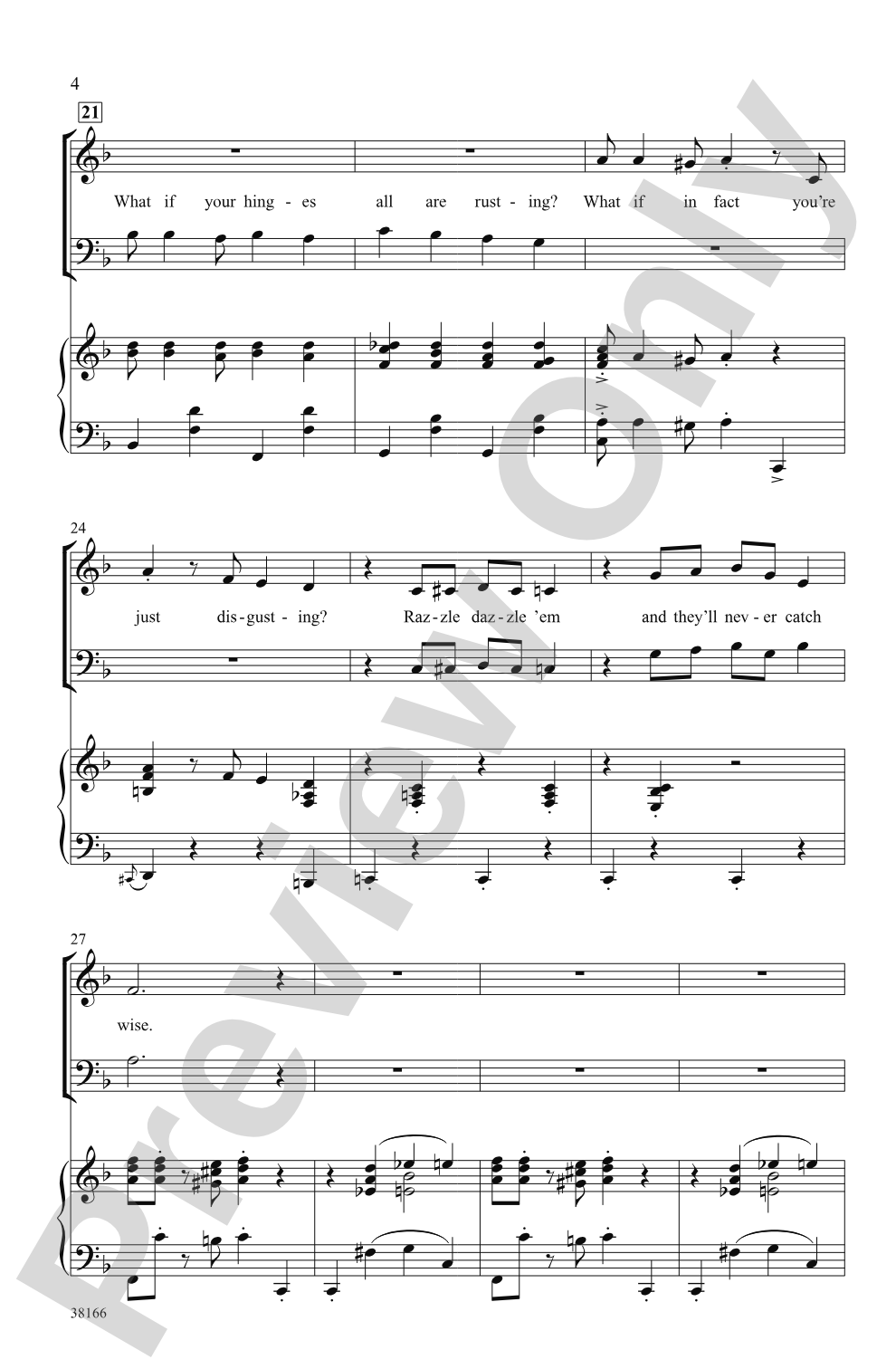 Razzle Dazzle (from the musical <i>Chicago</i>): SATB Choral Octavo