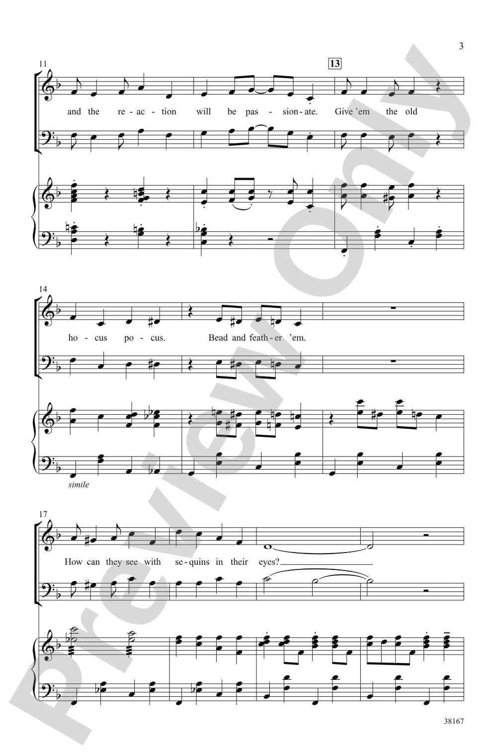 Razzle Dazzle (from the musical <i>Chicago</i>): SAB Choral Octavo