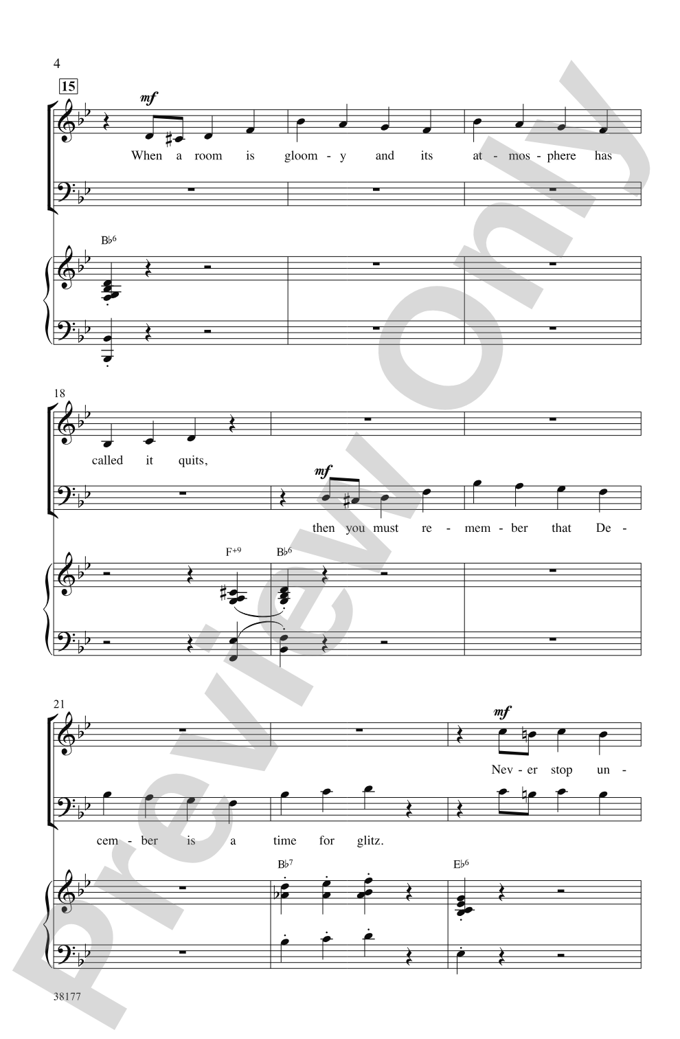 Sparklejollytwinklejingley (from the Broadway musical <i>Elf</i>): SATB Choral Octavo