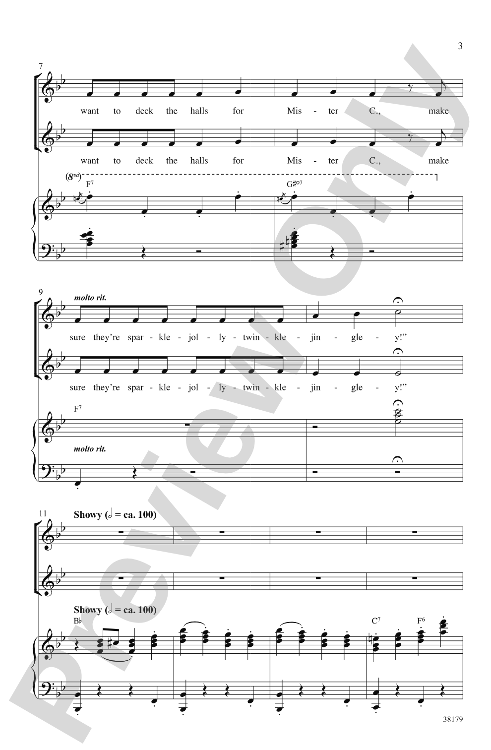 Sparklejollytwinklejingley (from the Broadway musical <i>Elf</i>): 2-Part Choral Octavo