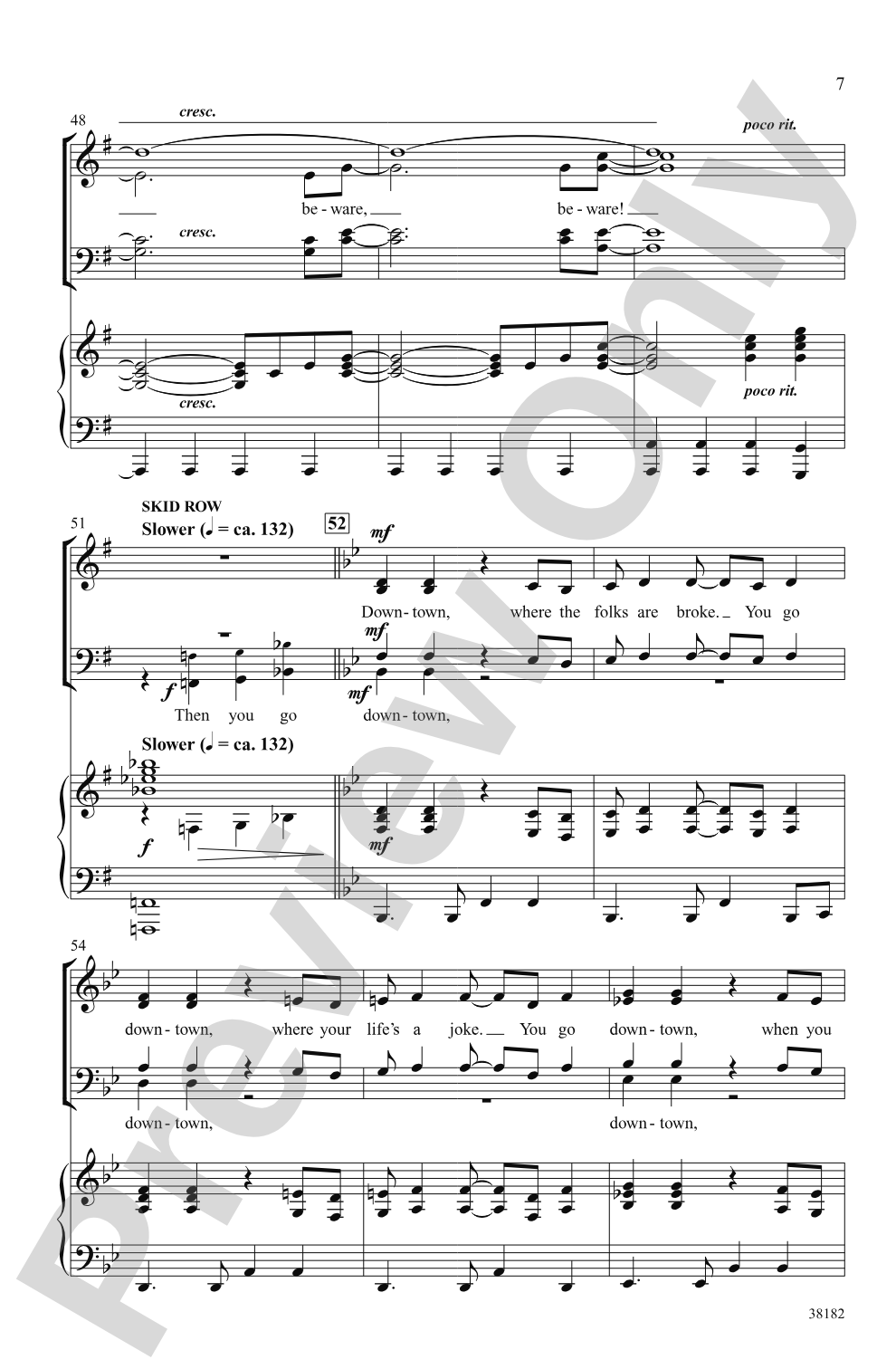 Little Shop of Horrors: A Choral Medley: SATB Choral Octavo