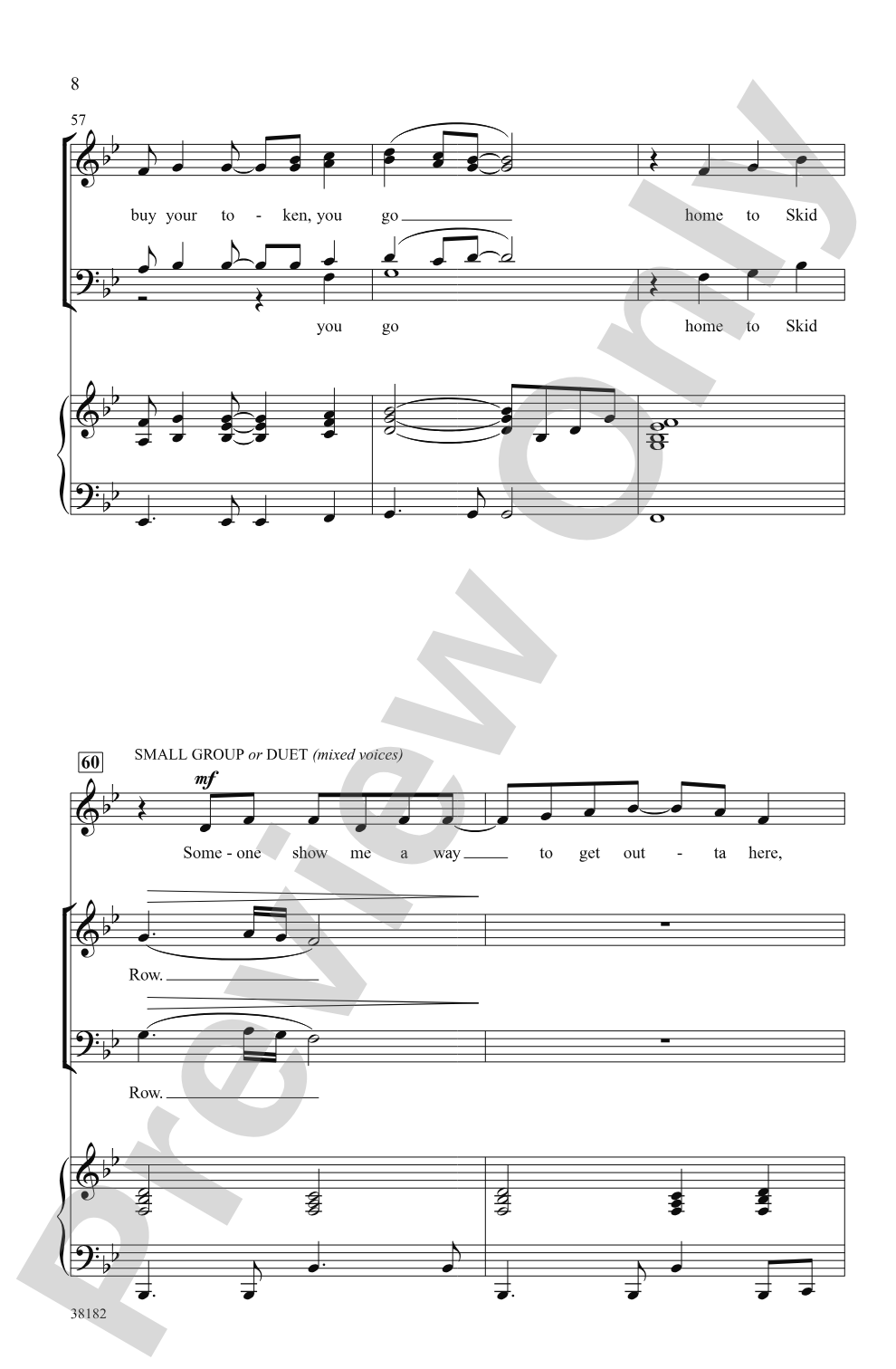 Little Shop of Horrors: A Choral Medley: SATB Choral Octavo
