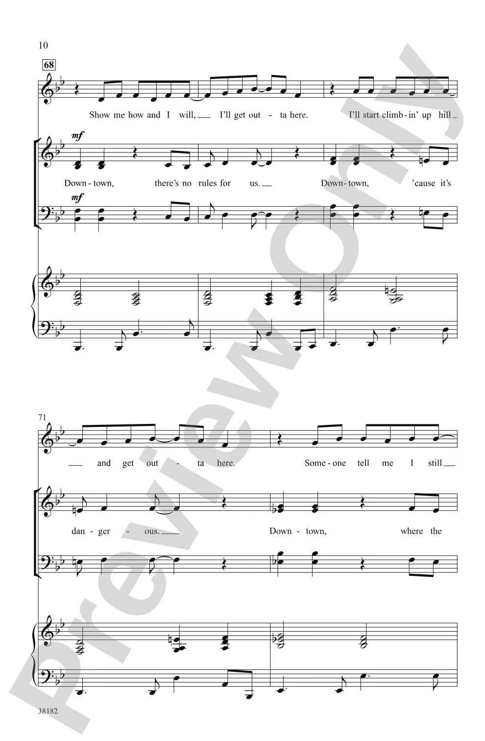 Little Shop of Horrors: A Choral Medley: SATB Choral Octavo
