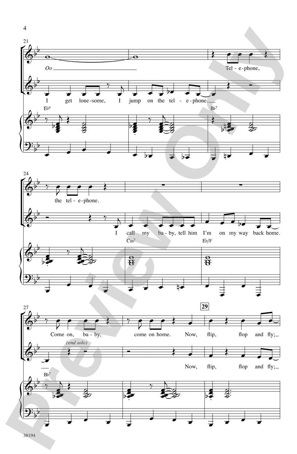Flip, Flop and Fly: 2-Part Choral Octavo
