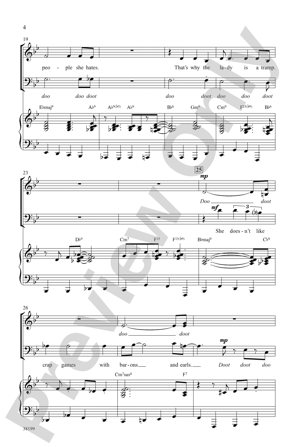 The Lady Is a Tramp: SATB Choral Octavo