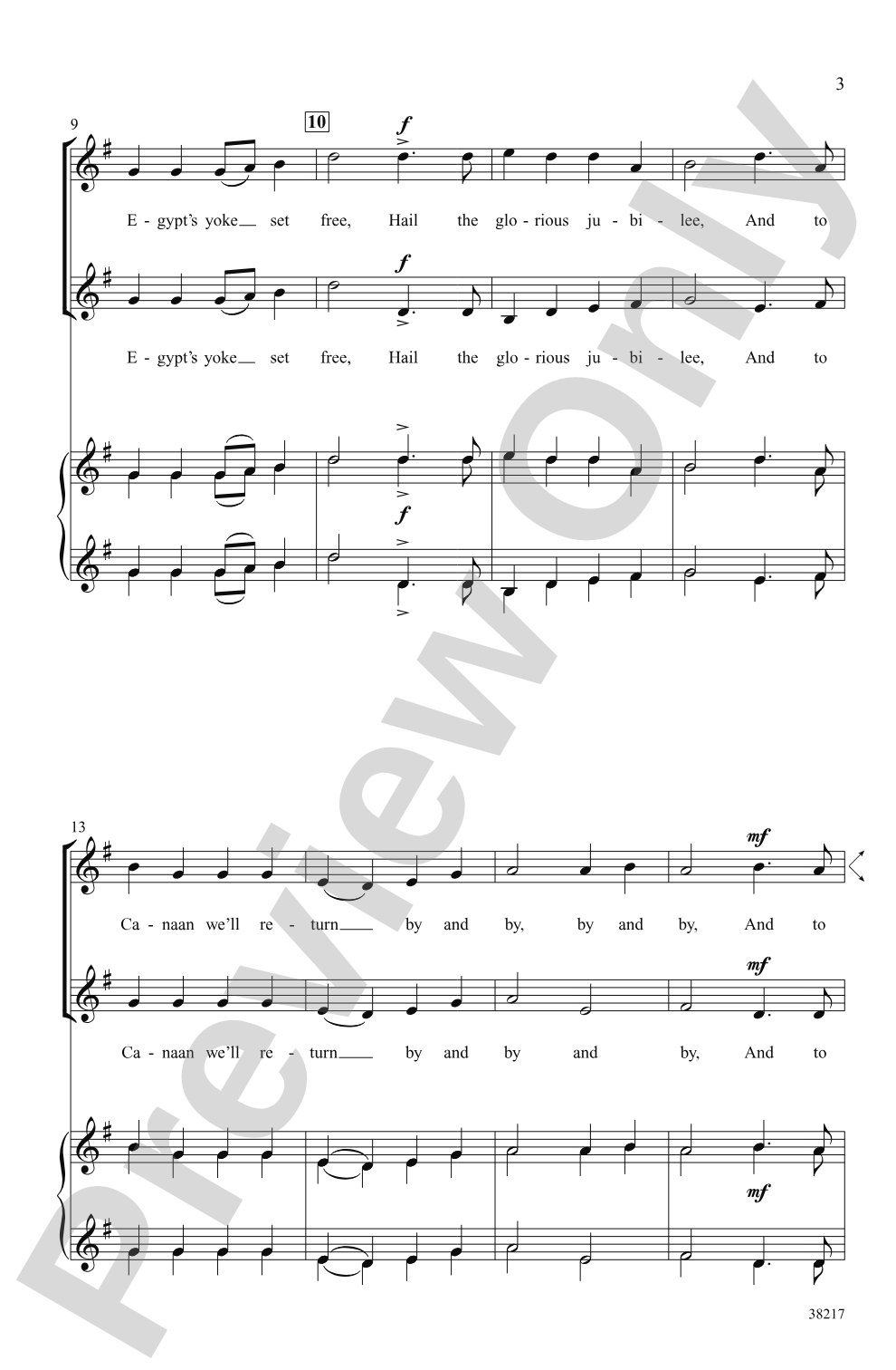 Saints Bound for Heaven: SSAA, <i>a cappella</i> Choral Octavo