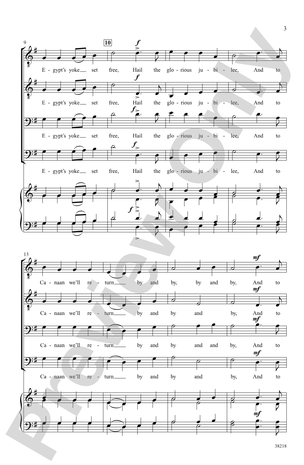 Saints Bound for Heaven: TTBB, <i>a cappella</i> Choral Octavo