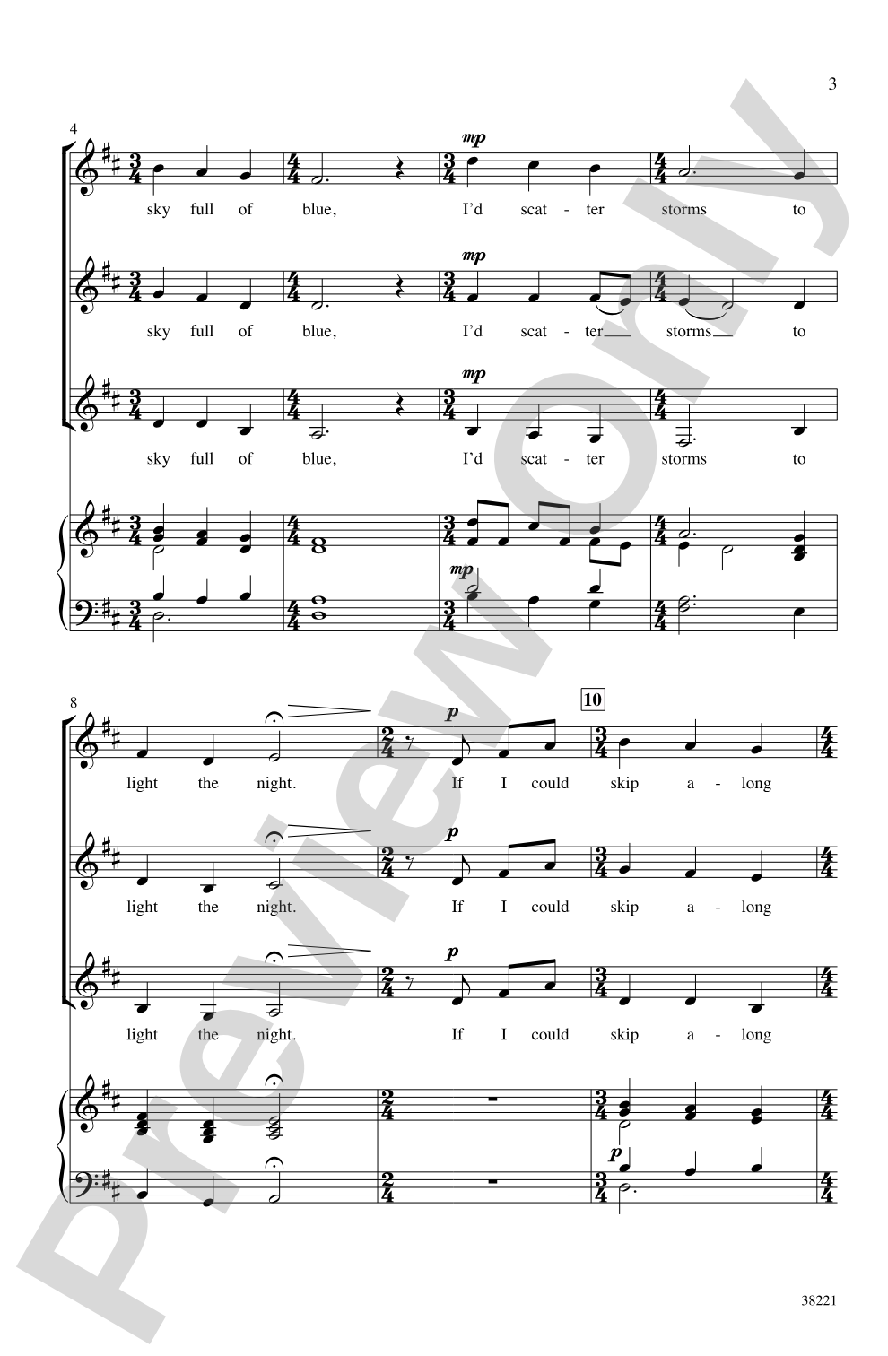 Dream with Me: 2-Part / SSA Choral Octavo