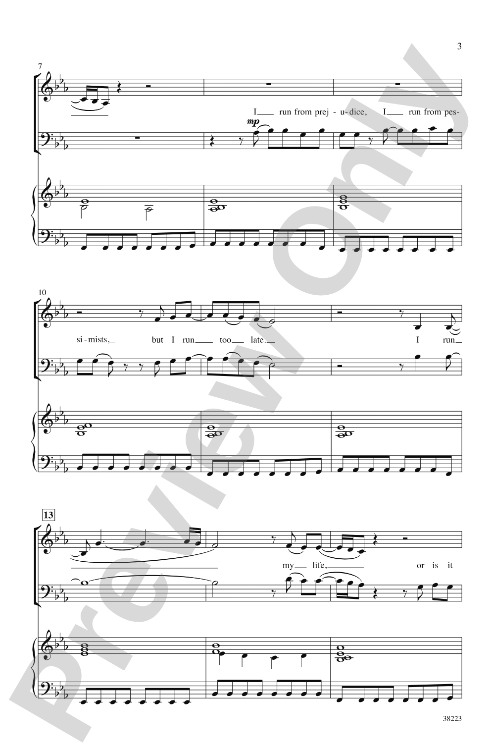 I Run to You: The Hits of Lady Antebellum: SATB Choral Octavo