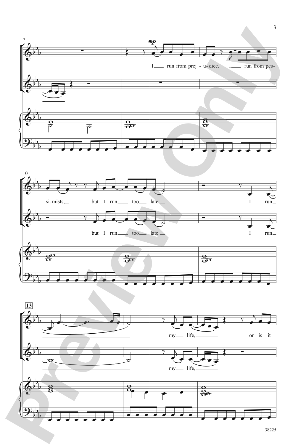 I Run to You: The Hits of Lady Antebellum: SSA Choral Octavo