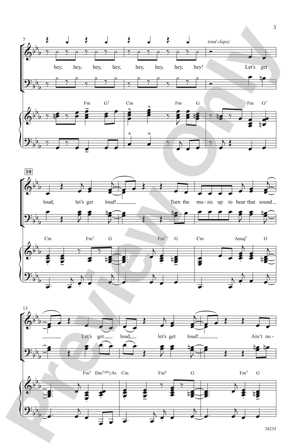 Let's Get Loud: SATB Choral Octavo