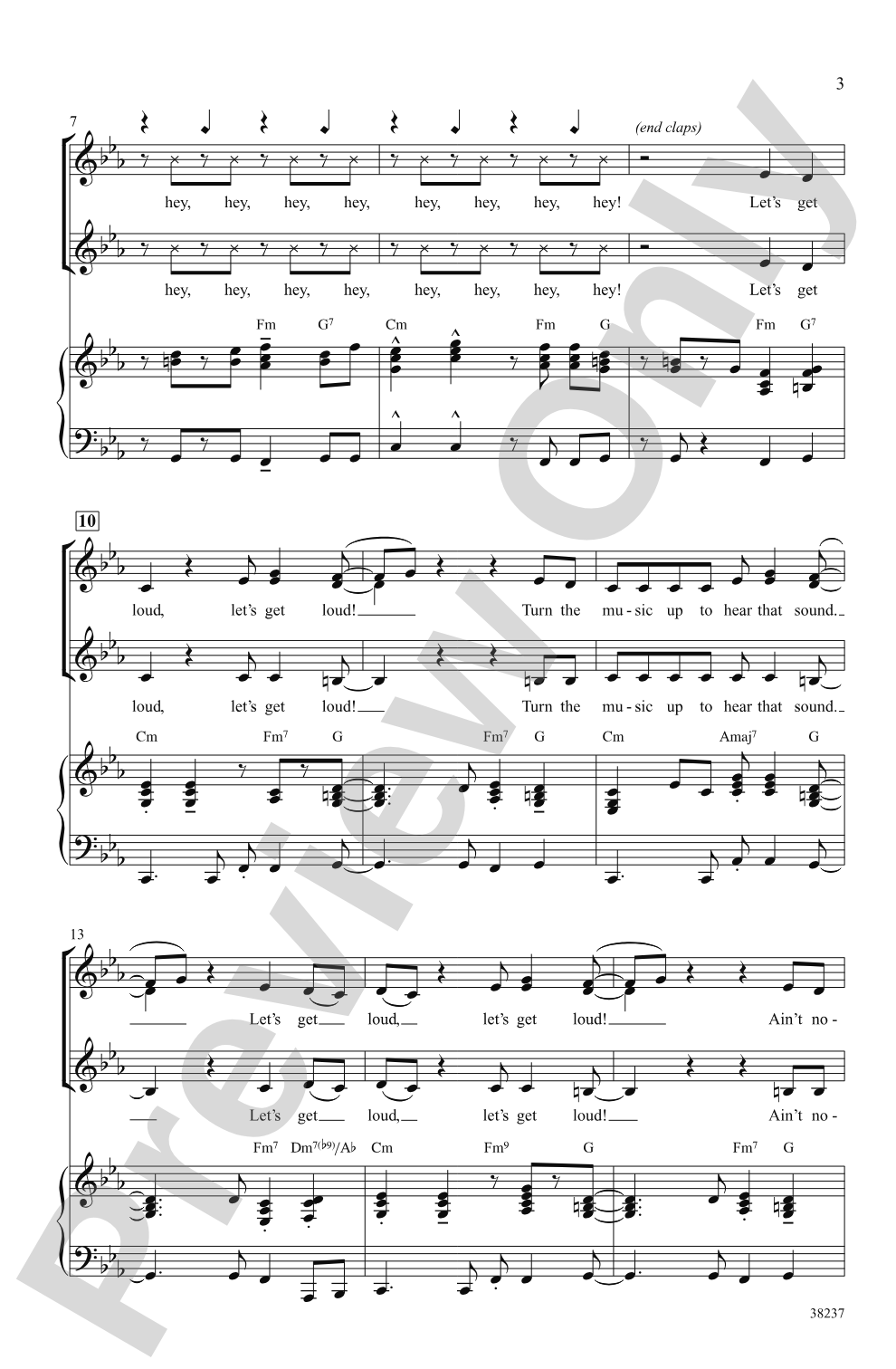 Let's Get Loud: SSA Choral Octavo