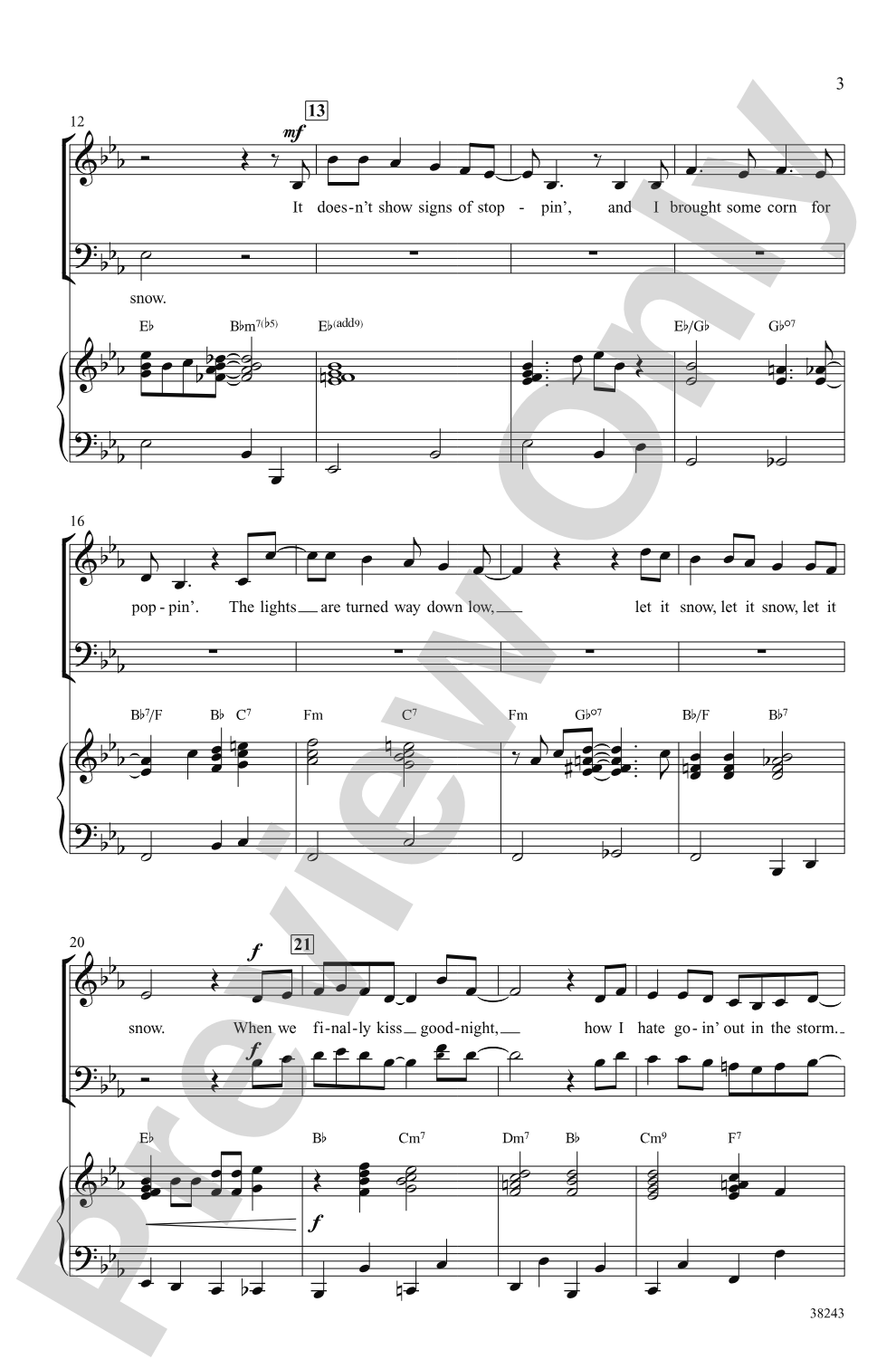 Let It Snow! Let It Snow! Let It Snow!: SATB Choral Octavo