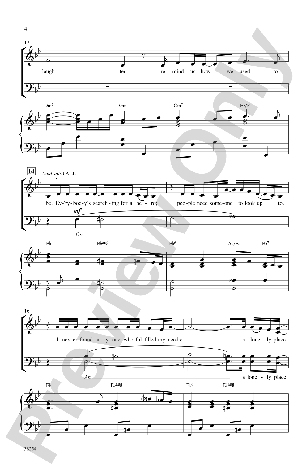 The Greatest Love of All: SATB Choral Octavo