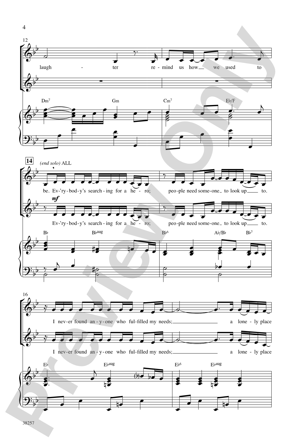 The Greatest Love of All: 2-Part Choral Octavo