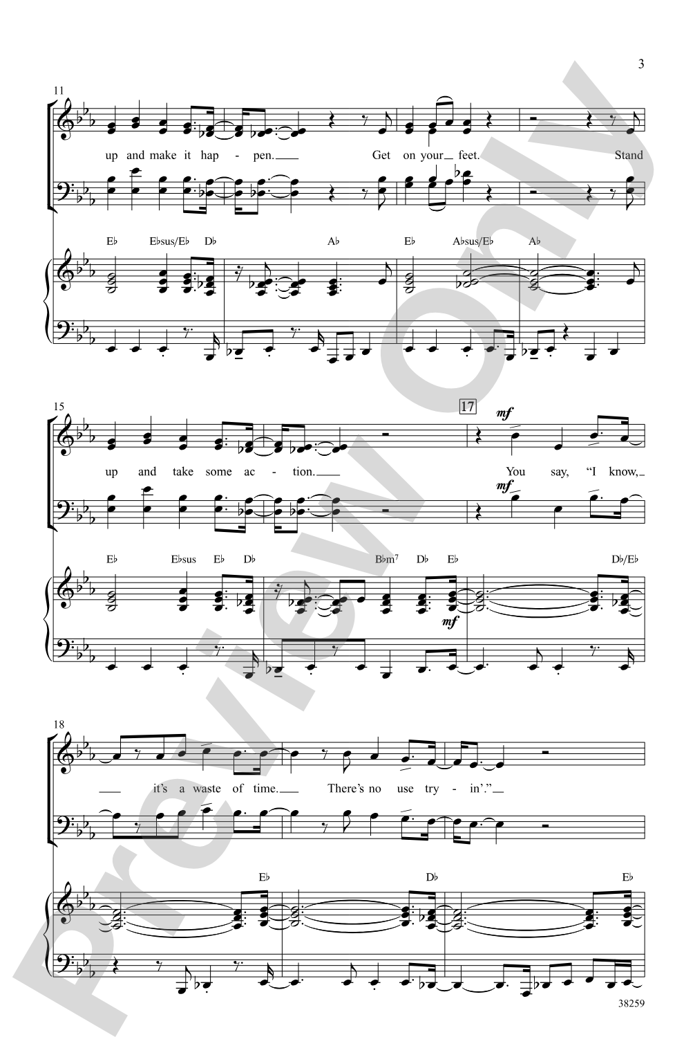 Get On Your Feet: SATB Choral Octavo
