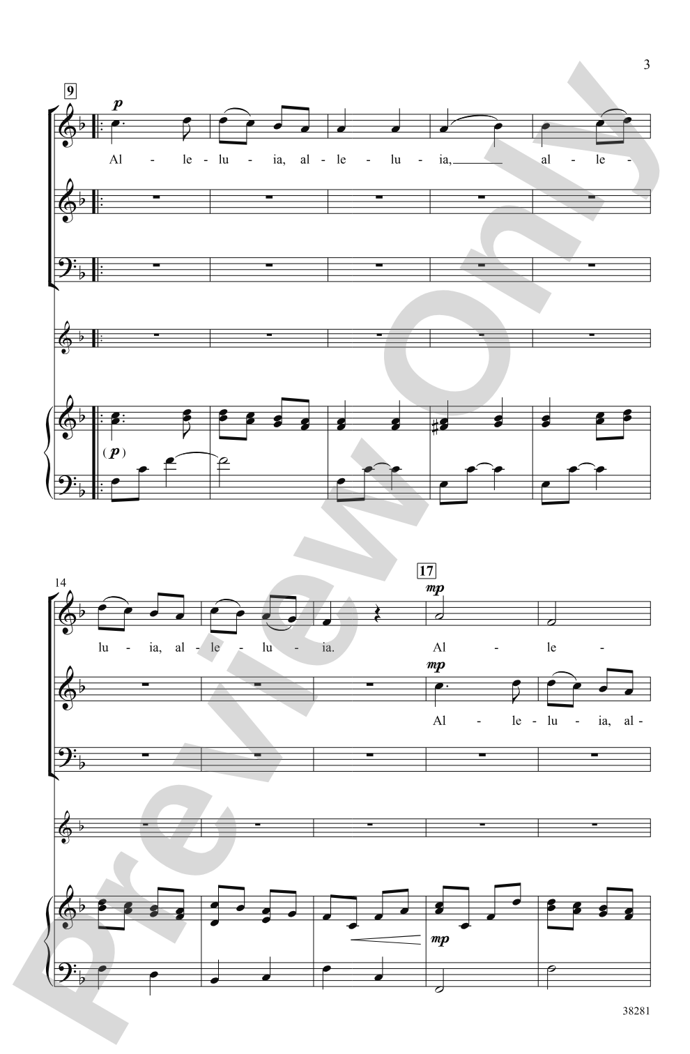 A Mozart Canon: 3-Part Choral Octavo