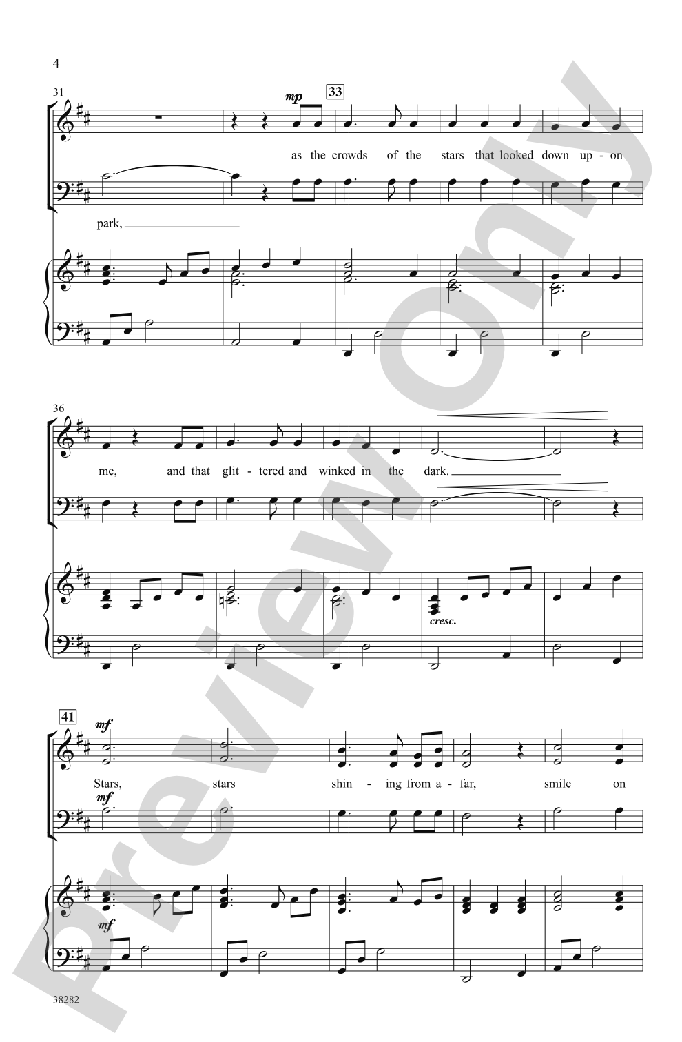 Star Dance: 3-Part Mixed (with Opt. Baritone) Choral Octavo