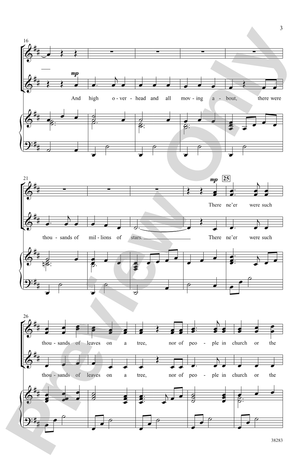 Star Dance: SSA Choral Octavo
