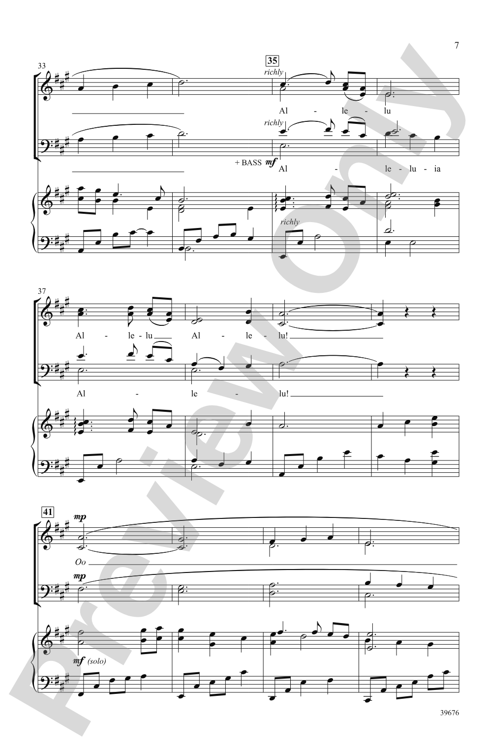 Missa Festiva: SATB Choral Octavo