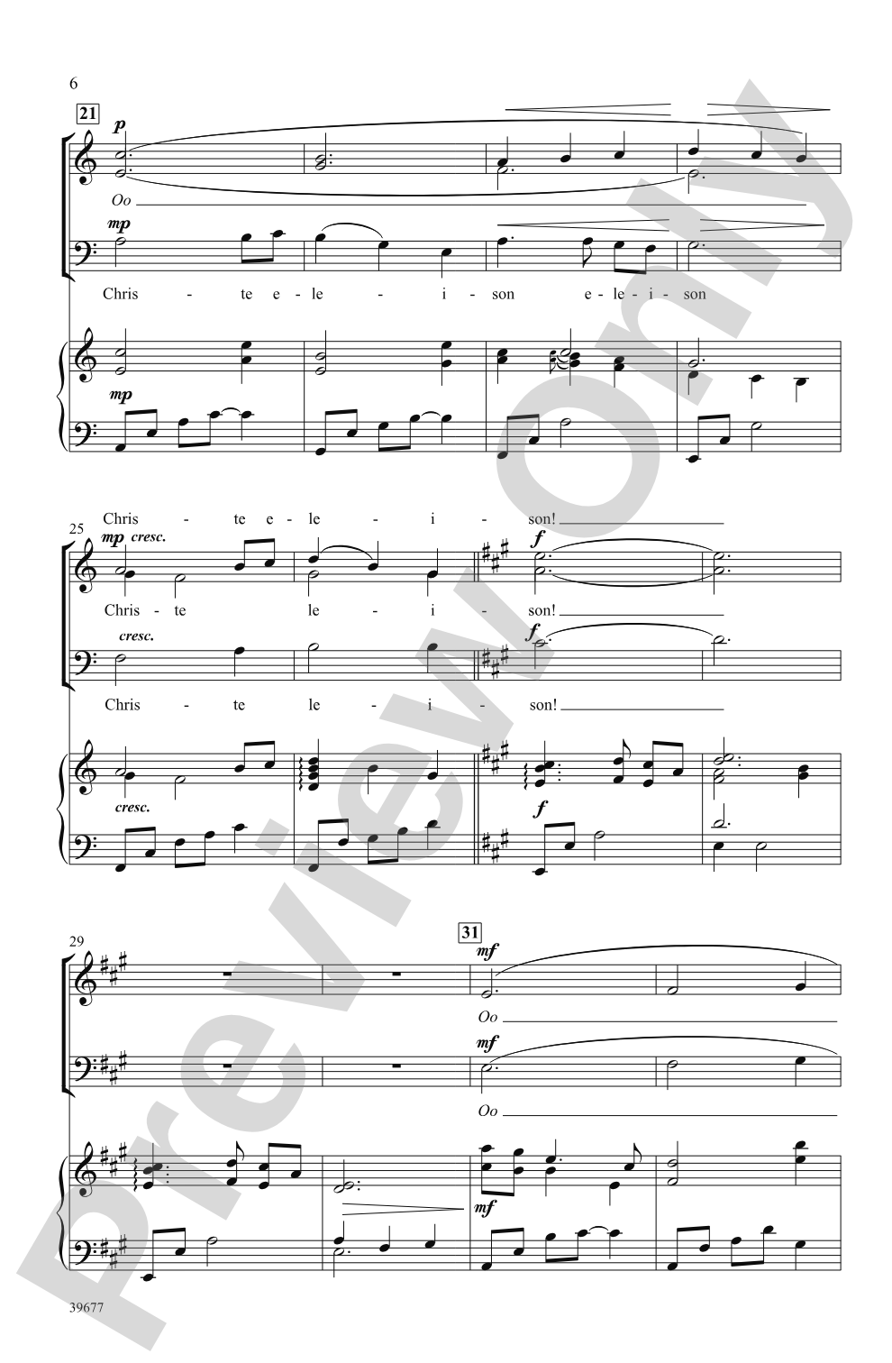 Missa Festiva: SAB Choral Octavo