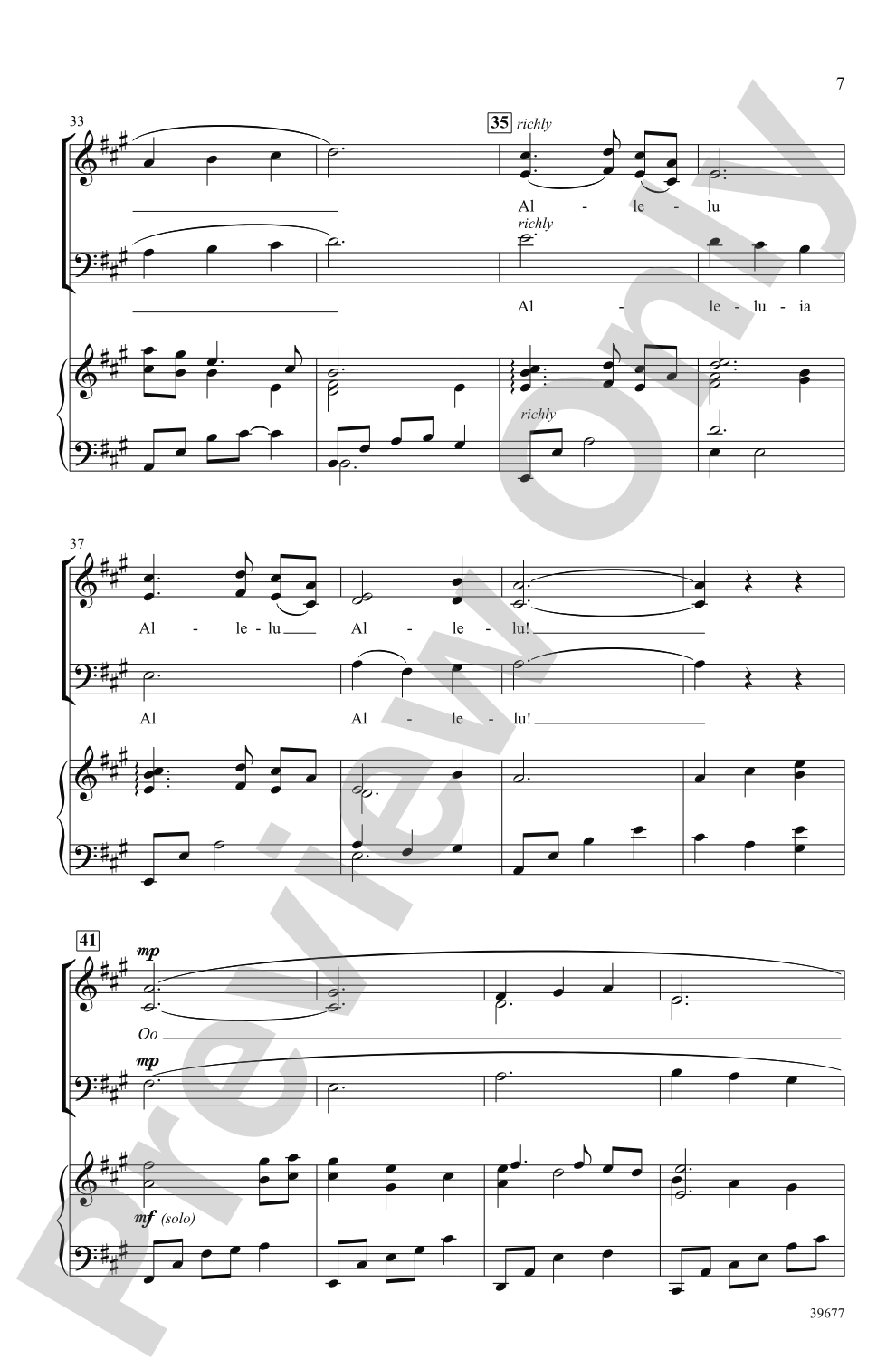 Missa Festiva: SAB Choral Octavo