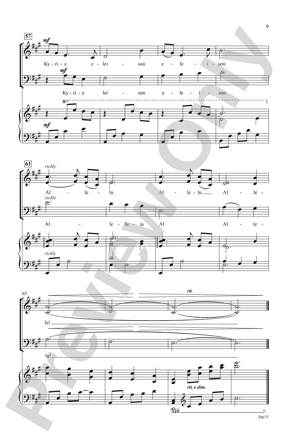 Missa Festiva: SAB Choral Octavo