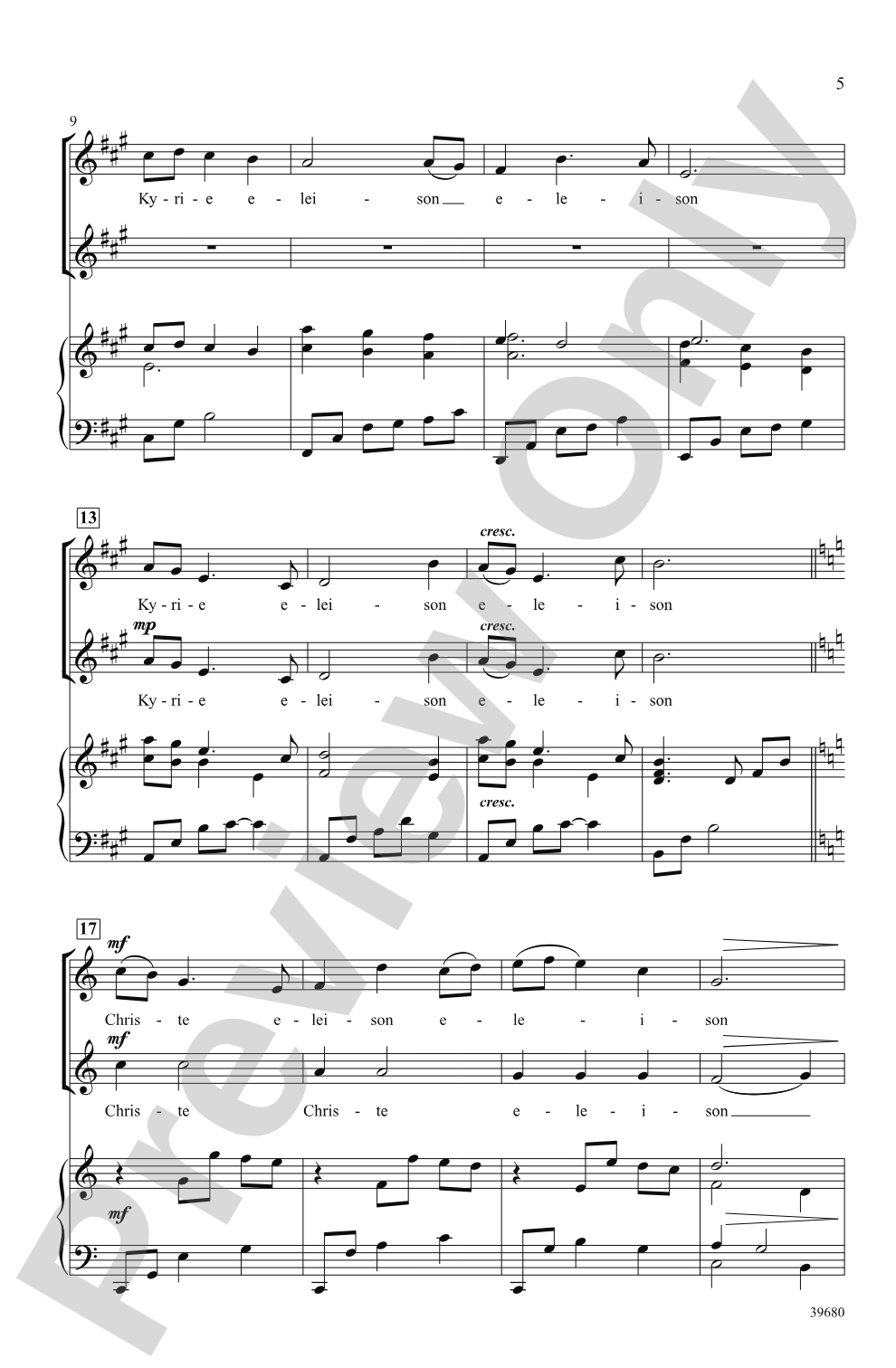 Missa Festiva: 2-Part Choral Octavo