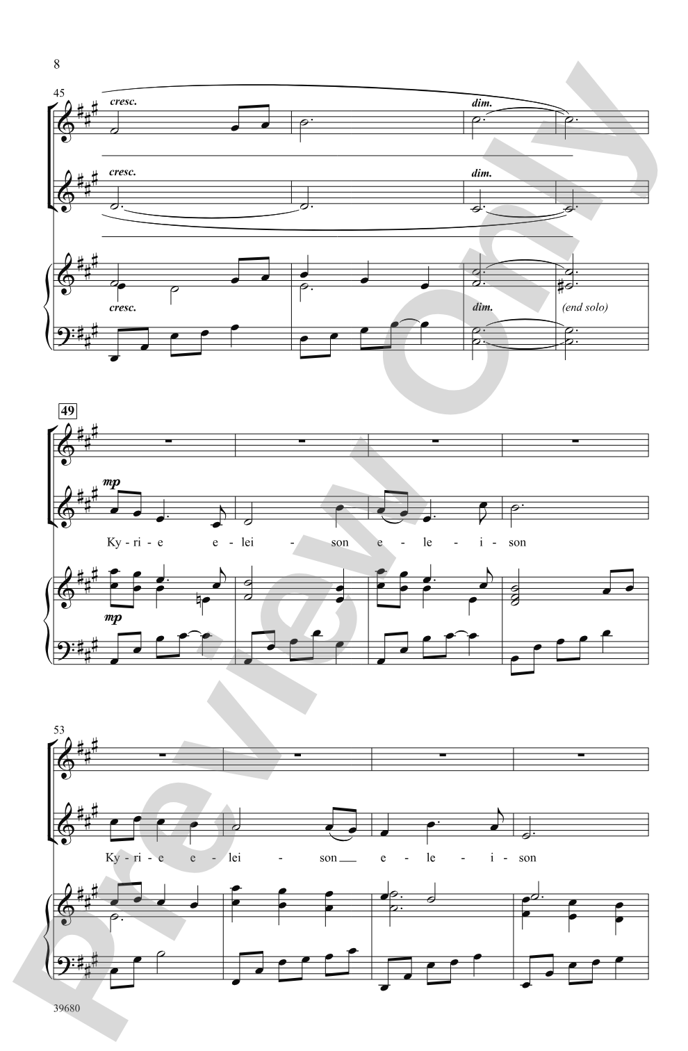 Missa Festiva: 2-Part Choral Octavo