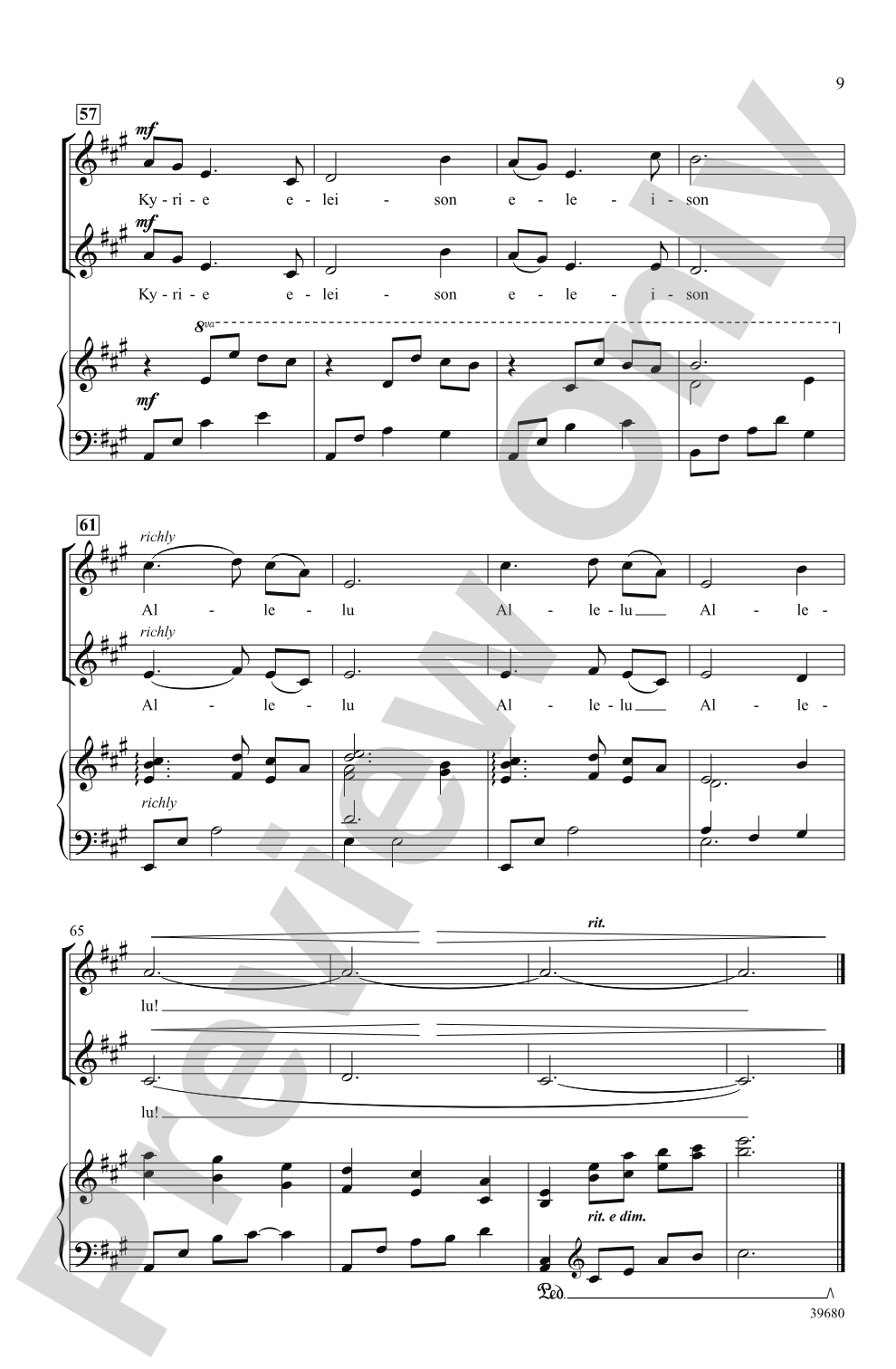 Missa Festiva: 2-Part Choral Octavo