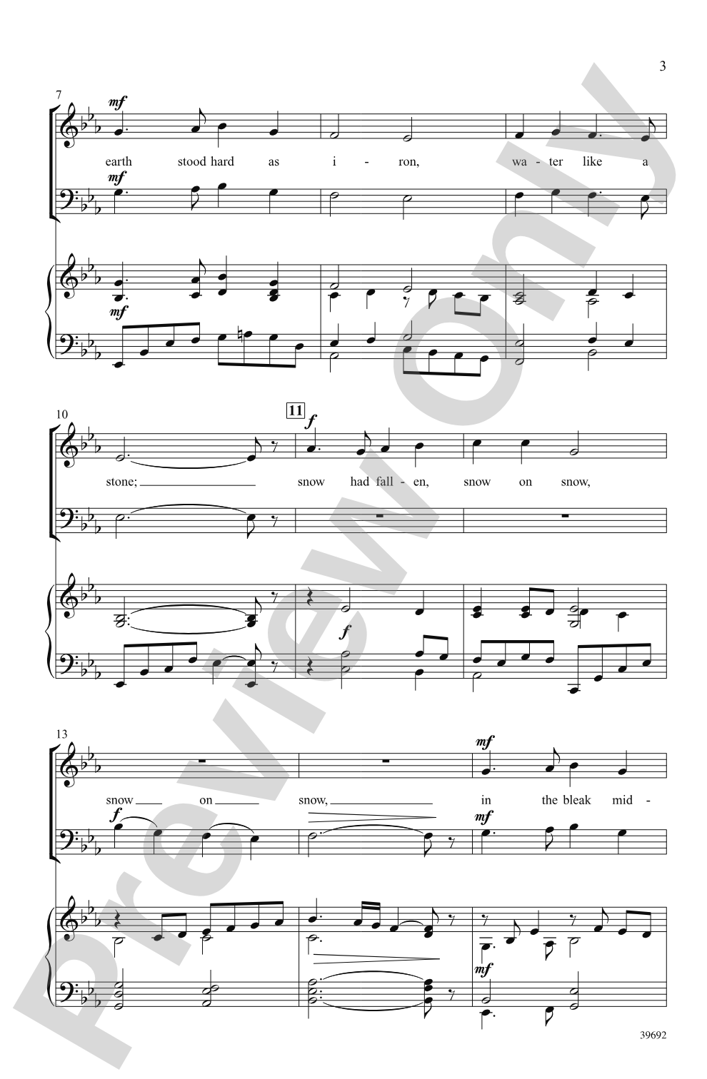 A Holst Christmas: SATB Choral Octavo