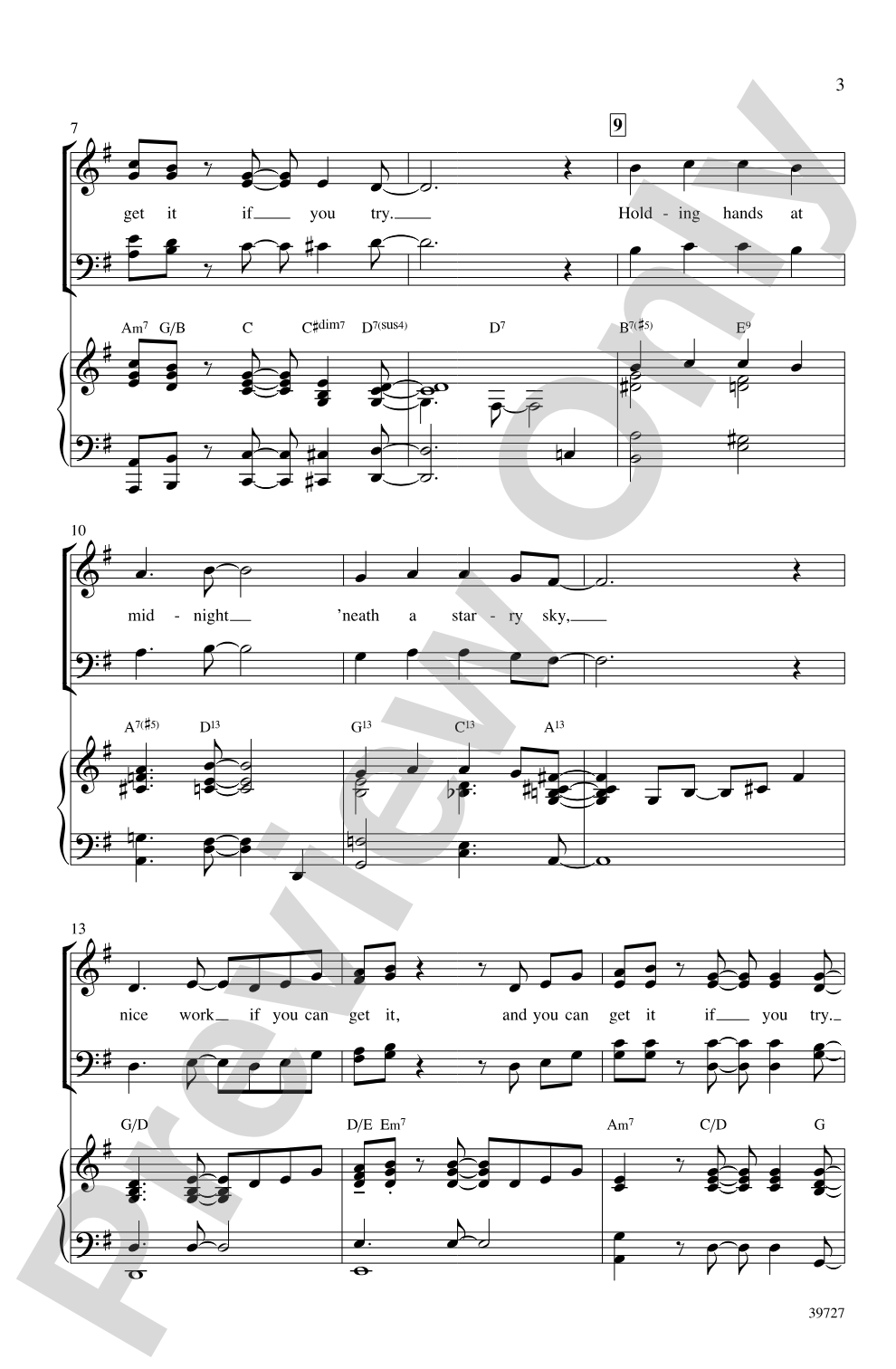Nice Work If You Can Get It: SATB Choral Octavo