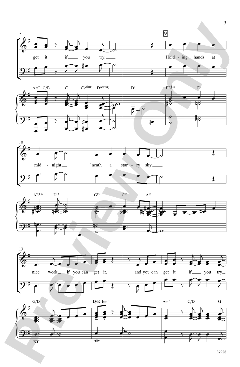 Nice Work If You Can Get It: SAB Choral Octavo