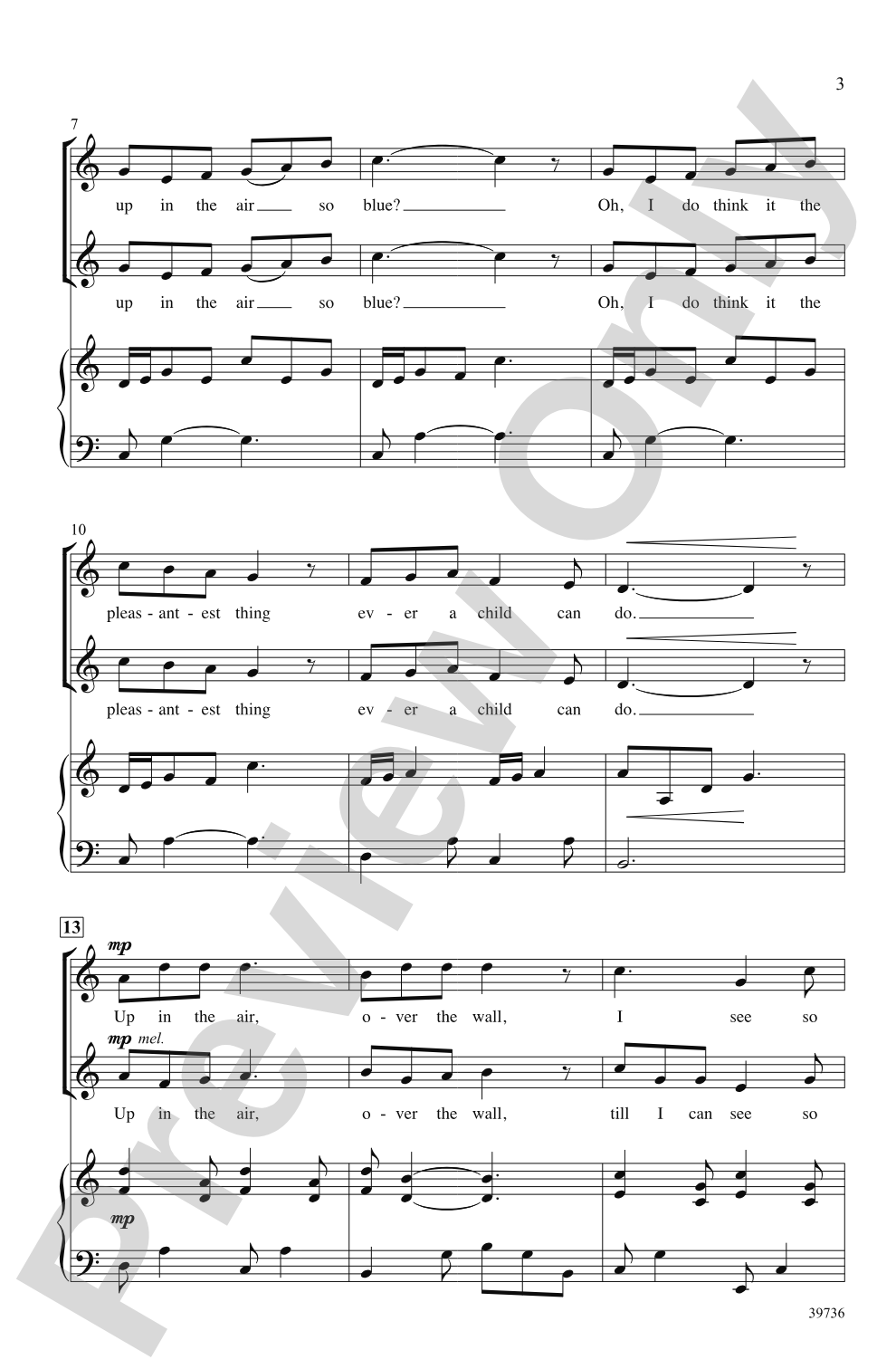 The Swing: 2-Part Choral Octavo