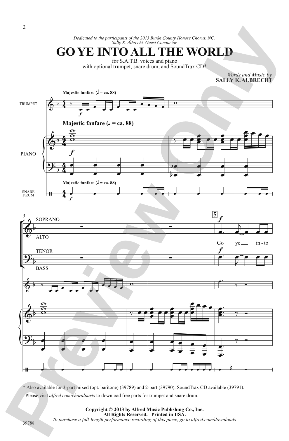 Go Ye Into All the World: SATB Choral Octavo