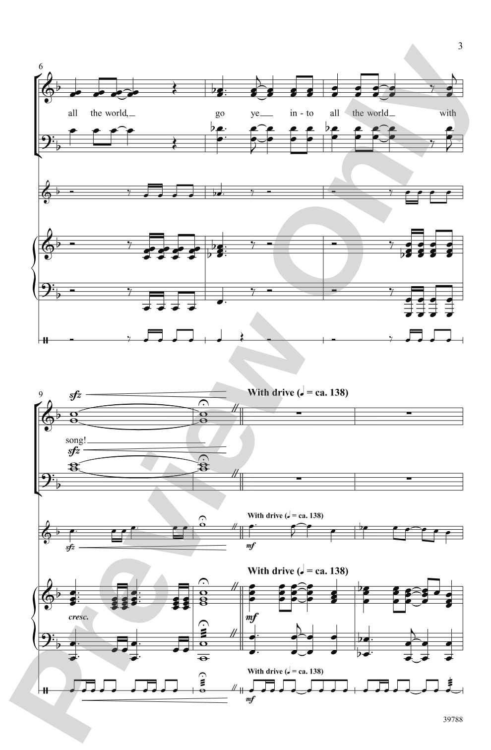 Go Ye Into All the World: SATB Choral Octavo