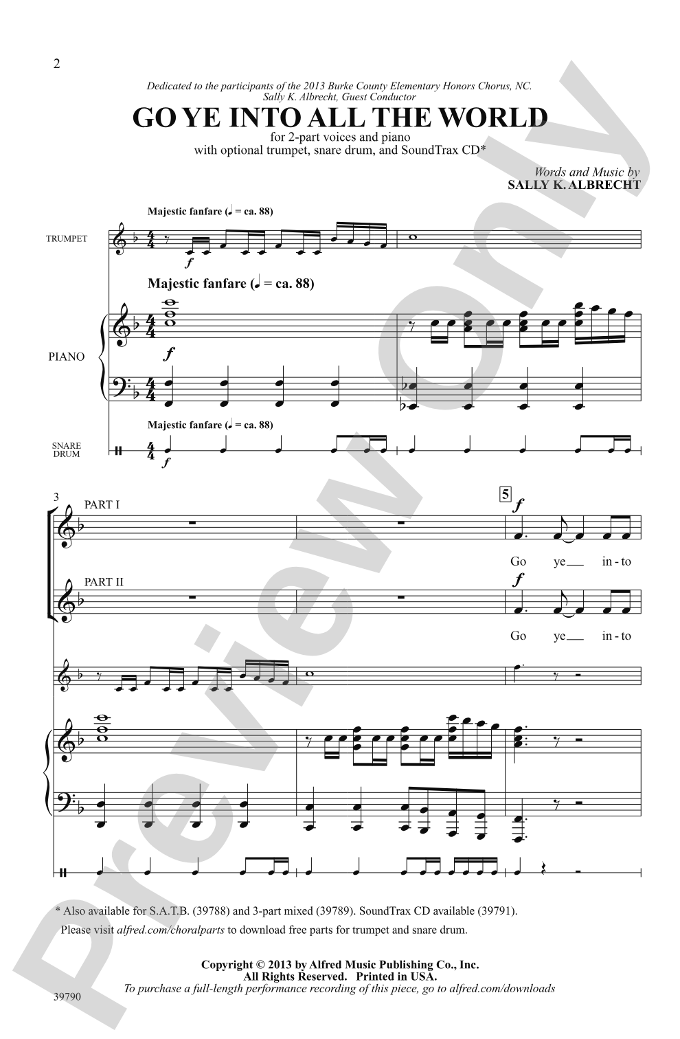 Go Ye Into All the World: 2-Part Choral Octavo