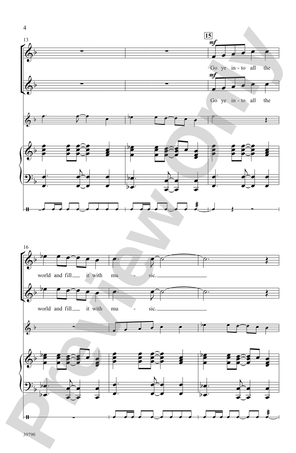 Go Ye Into All the World: 2-Part Choral Octavo