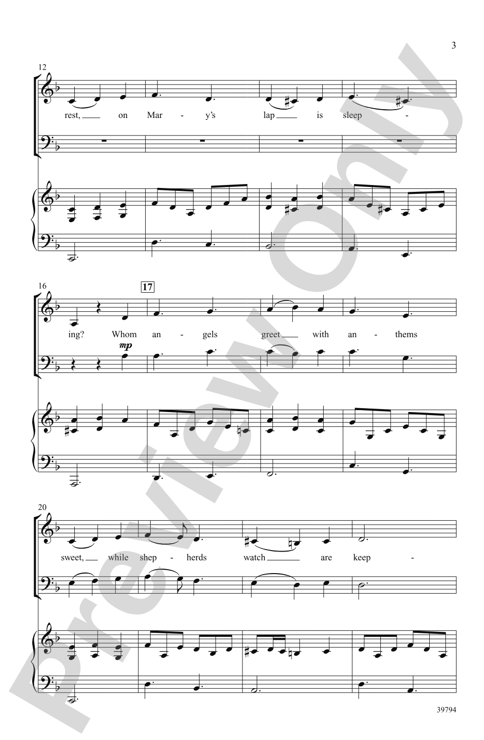 What Child Is This?: SAB Choral Octavo
