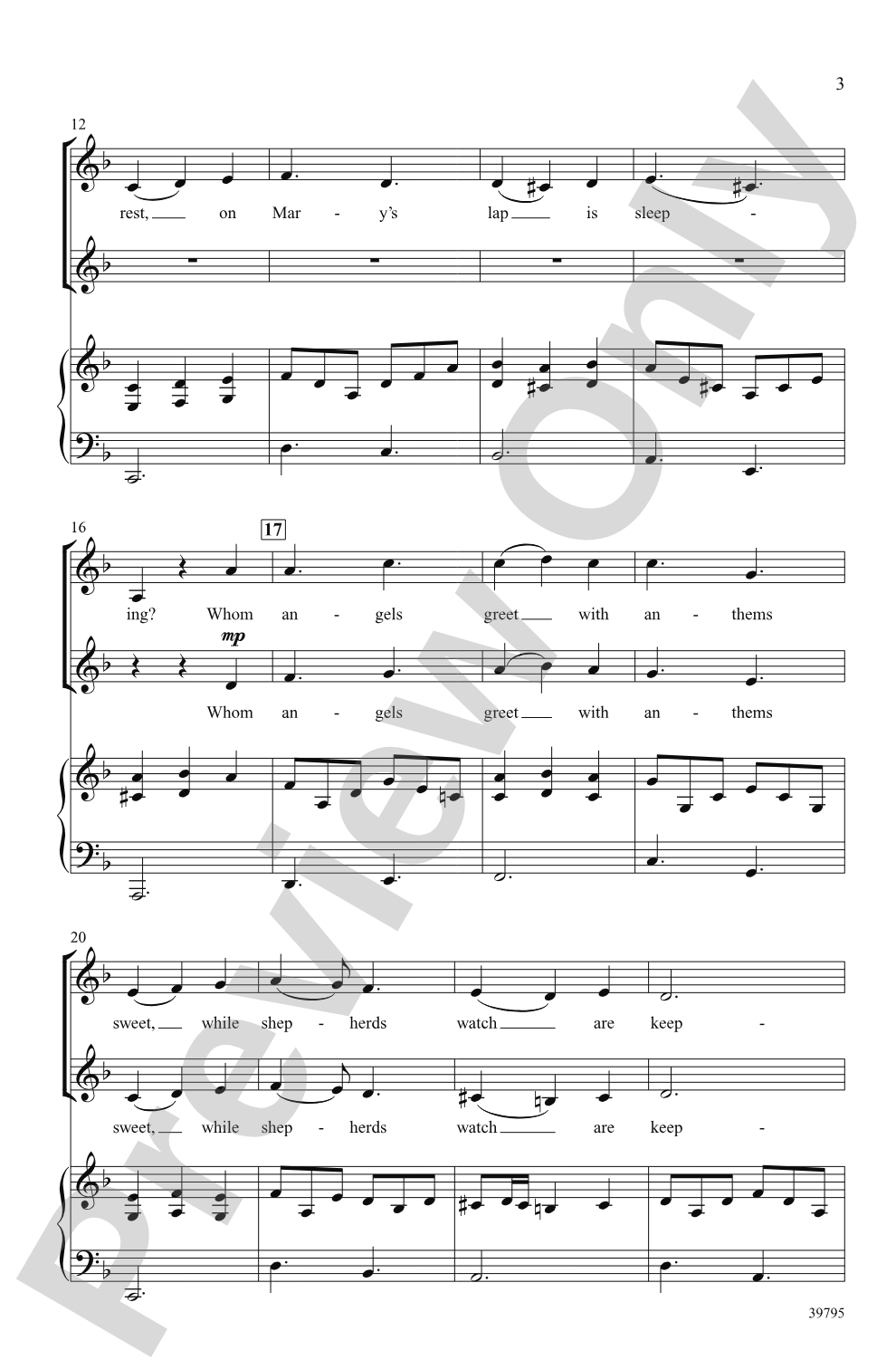 What Child Is This?: SSA Choral Octavo