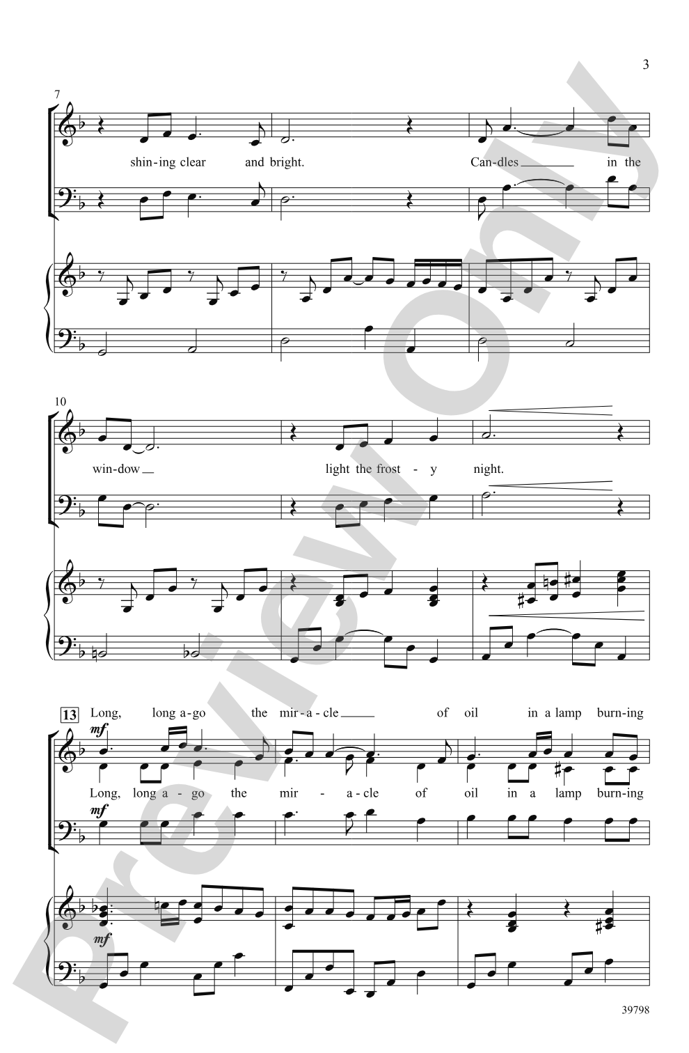 Candles in the Window: SAB Choral Octavo